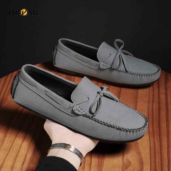 Loafers Brand Fashion Mens Casual Shoes riving Moccasin Men Soft Comfortable Sneakers Flat Sulier Homme 240125 2195