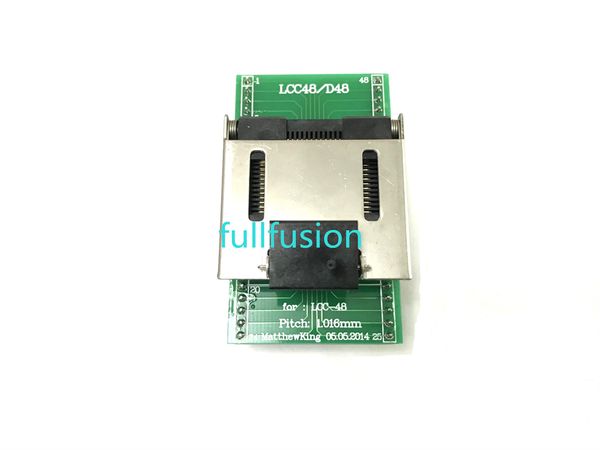 LCC48 PARA DIP Adaptador de Programação IC53-0484-100 YAMAICHI IC Teste E Queimadura no Soquete LCC48P 1.016mm Passo