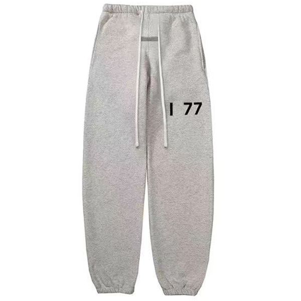 Pantaloni da uomo in cotone da donna Primavera Autunno Pantaloni sportivi in tinta unita Pantaloni sportivi da jogging in cotone vestibilità ampia velluto oversize Pantaloni da casa rilassati Pantaloni da corsa fitness S M L