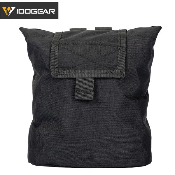 Transportadora IDOGEAR Dobrável Bolsa Tática Molle Revista Dump Bolsa Saco de Reciclagem Sacos de Caça 3551