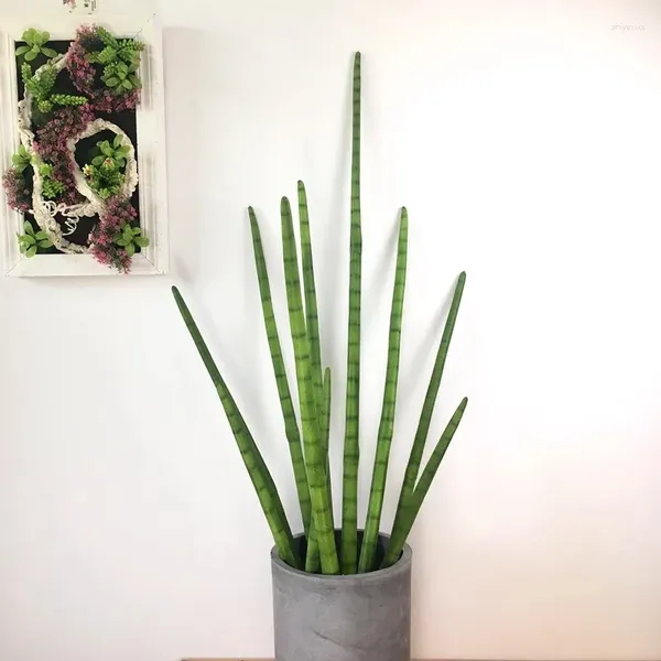 Flores decorativas plantas artificiais tropicais falso cacto plástico suculento raro artesanato estilo adereços el escritório varanda decoração de casa