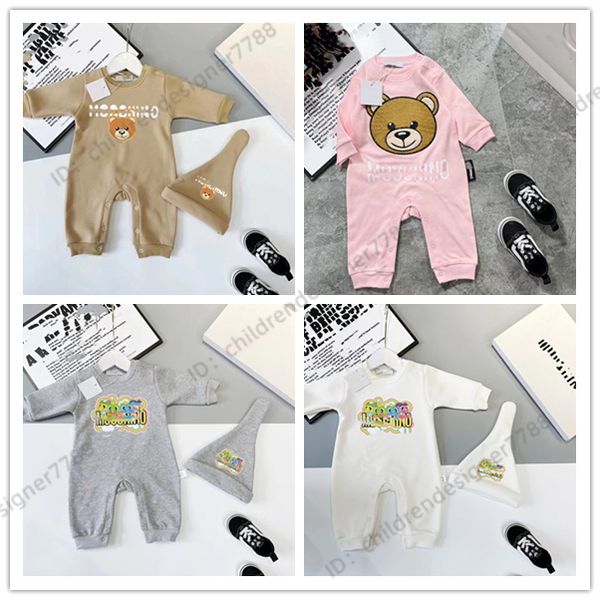 Recém nascido roupas de bebê designer crianças roupas macacão carta de luxo crianças romper bebês g macacões em torno do pescoço bebê menino menina conjunto roupas de bebê 001