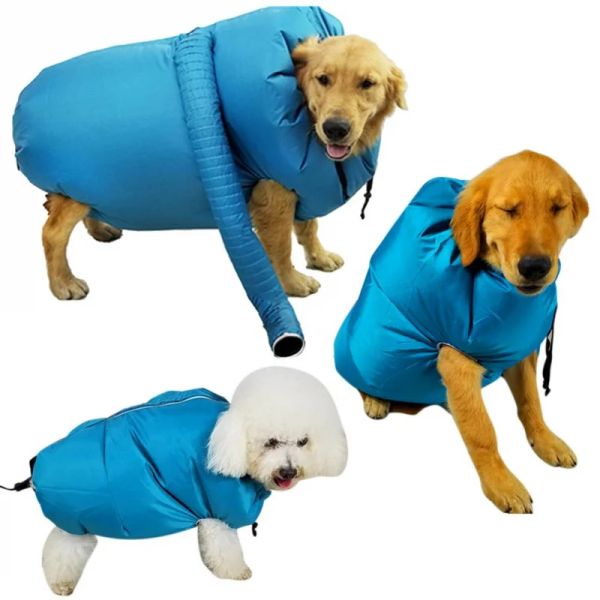 Transportadora doméstica ferramenta de secagem por sopro cães sacos pet dobrável cabelo portátil aliciamento rápido secagem do cabelo eficiente saco saco pet secador kit