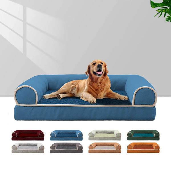 Möbel Haustier Hund Sofa Quadrat Zwinger Weichen Schwamm Hundebetten Tief Schlaf Decke Matte Atmungsaktive Warme Bett Für Kleine Mittelgroße Hunde Haustier Produkt