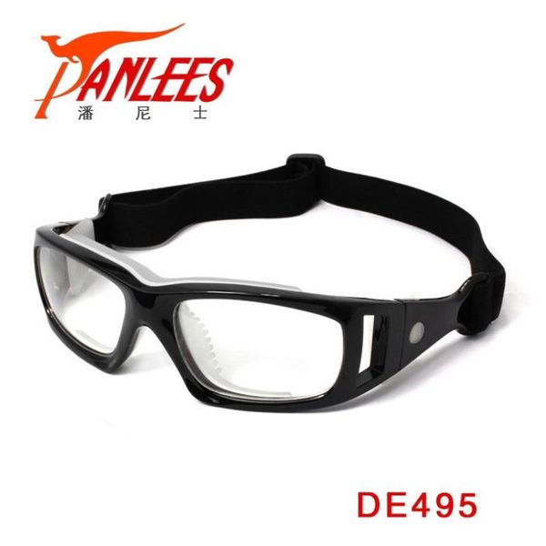 Whole-Panlees Prescrição Óculos Esportivos Prescrição Óculos de Futebol Handebol Óculos Esportivos com faixa elástica Shippin271c