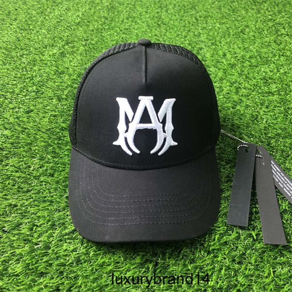 maglia amari amirl ricamo amirlies am sun amis imiri cappello amiiri 2022 cappello da uomo veloce da uomo di alta qualità animale e da donna nero che passa fratelli berretto da baseball cappello da camionista 8F9S