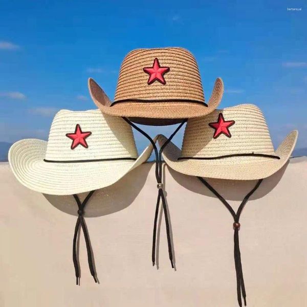 Berets Estilo Britânico Casual Cowboy Cap Cartoon Anime Crianças Chapéus de Palha Protetor Solar Chapéu de Praia para Menino Crianças