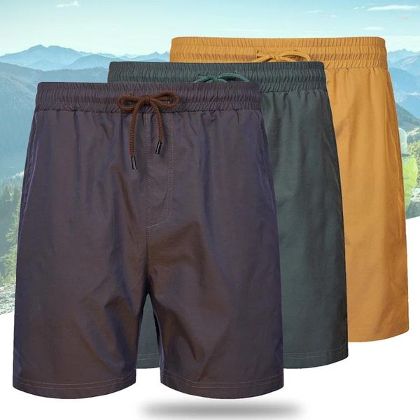 Herren-Badebekleidung, Sommer, blinkende Männer, Strand-Shorts, inneres Netz, glitzernde Reise-Badehose, Meer, Outdoor-Sport, kurze Hosen