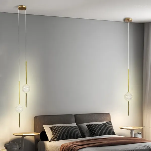 Lampade a sospensione Luci LED moderne regolabili Ristorante minimalista / Caffetteria / Soggiorno / Lampada da comodino Decorazione da appendere a lunga fila