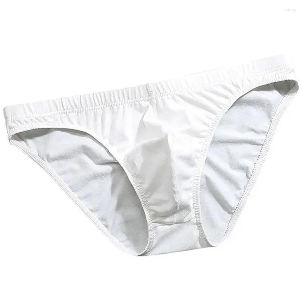 Mutande Intimo da uomo Slip Semi-trasparente Traspirante Vita bassa Bikini Breve Pantaloncini Custodia Mutandine maschili 1pz