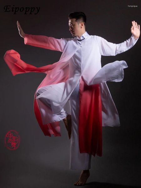 Abbigliamento da palcoscenico Costume da danza classica Elegante abito da ballo in stile cinese Han Tang Spettacolo antico