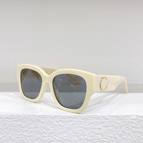 Designer de moda óculos de sol policarbonato gato óculos pernas logotipo high end e atmosfera 1550 óculos de sol de luxo com caixa original