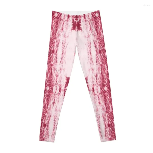 Aktive Hose Abstrakte Textur Viva Magenta Shibori Leggings Sportbekleidung Damen Gym Leginsy Push-Up-Leggings für Fitness-Leggings?Frauen