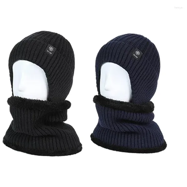 Beralar Beanie Hat Trapper Dış mekan için boyun ısıtıcı ile soğuk hava yalıtımlı kayak