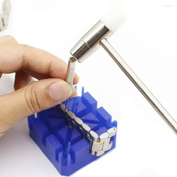 Kits de reparo de relógio 10 peças/kit de banda de metal pulseira removedor de link ferramenta cinto ferramentas acessórios