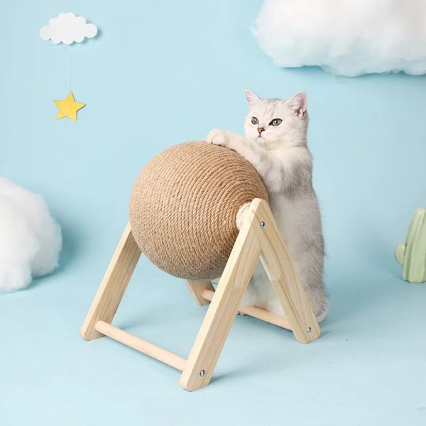 Spielzeug Haustier Katze Scratcher Spielzeug Kätzchen Sisal Seil Ball Bord Schleifen Pfoten Spielzeug Katzen Scratcher Verschleißfeste Haustier Möbel Liefert