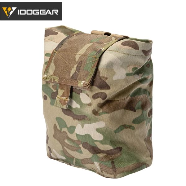 Сумки Idogear Складывание пакета Tactical Molle Magazine Magazine Magazine Magazine Sump Curting Bading Bag Охота на сумки Airsoft 3551