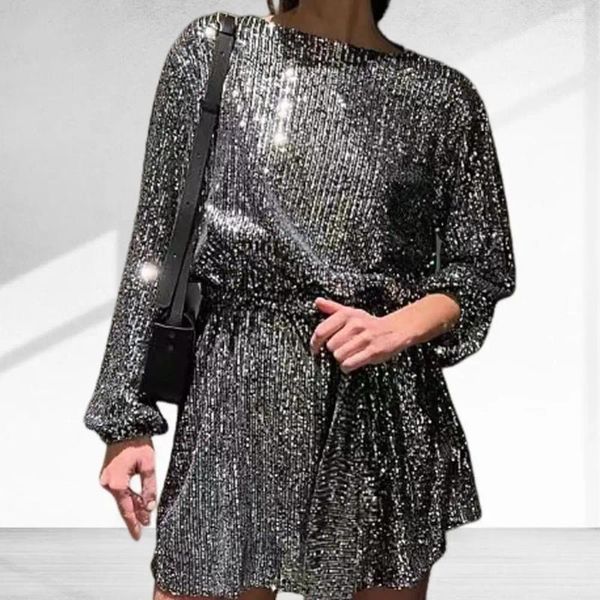 Sıradan Elbiseler A-line Silhouette Elbise Dantelli Mini Mini Dantel Detay Detaylı Kadınlar İçin Sıkı Bel