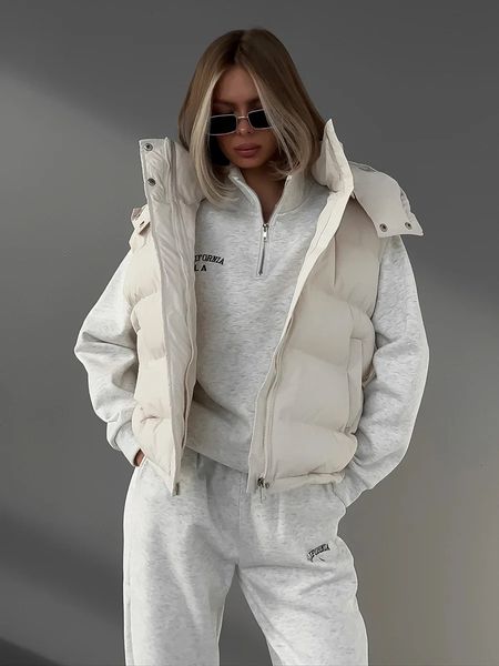 Bornladies стеганая куртка женская зимняя свободная парка пальто винтажная верхняя одежда с поясом офисные женские теплые хлопковые куртки-пуховики 240126