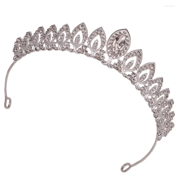 Berretti Fascia per capelli da sposa Corona Accessori da sposa Spettacolo Copricapo con occhi di cavallo Corone da sposa Diademi