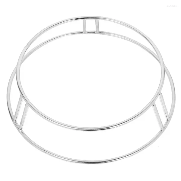 Rack de panela de aço inoxidável para armazenamento de cozinha Wok Ring Panelas Acessório