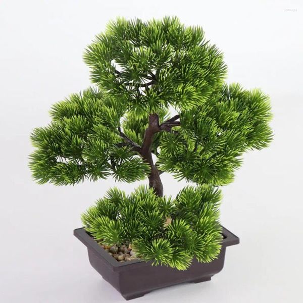 Dekorative Blumen, praktisch, Topfpflanze simulieren, dekorativ, umweltfreundlich, schön aussehender künstlicher Bonsai, exquisit