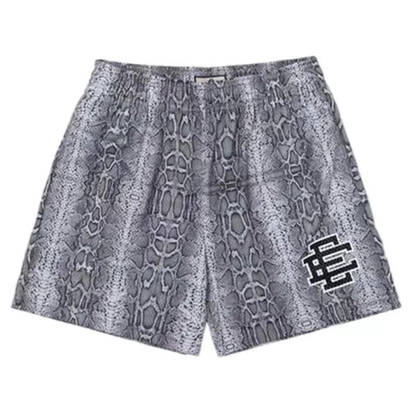 Eua masculino e feminino designer solto esportes curto cintura elástica lazer ao ar livre shorts de secagem rápida python 3xl homem mais tamanho