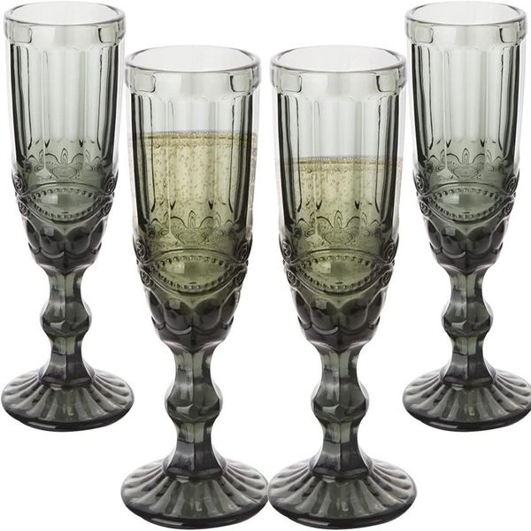 150ml vintage kabartmalı kırmızı şarap bardağı kadeh kırmızı şarap suyu fincan düğün partisi şampanya flütleri bar restoranı için goblet home252a