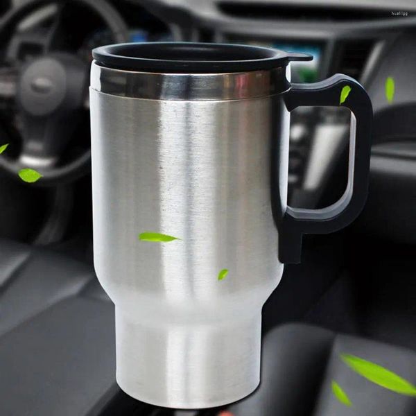 Bottiglie d'acqua 12V 500ml Riscaldamento per auto Tazza termica Termostato per bottiglia Riscaldatore per tazza da caffè Base in gomma antiscivolo Mantieni la stabilità.