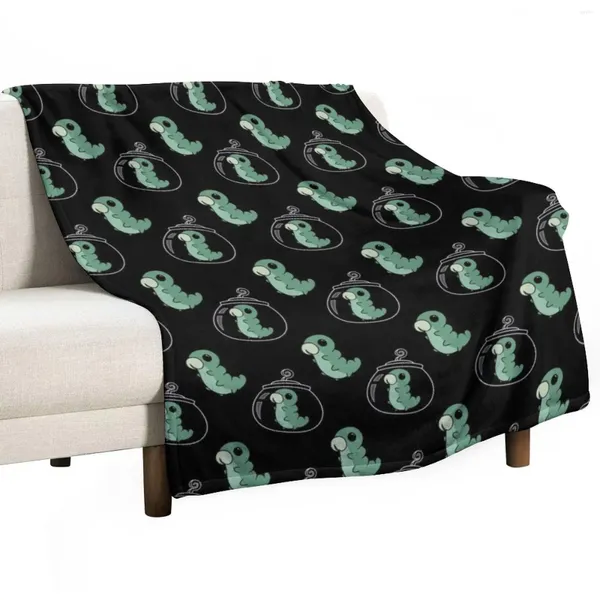 Coperte Hollow Knight Grub Pattern Coperta da tiro Anime per bambini