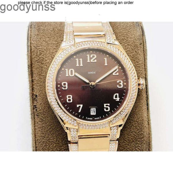 Patek-Phillippe 7300 Tasarımcı Saat Diamond Women Saatler Tarih Kadın Gezinti 36mm F5DZ Süper Kaliteli Klon Mekanik 324Sc Watchwomen Uhr Montre Luxe