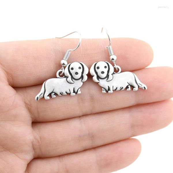 Dangle Brincos Moda Dachshund Gota Longa Para As Mulheres Boho Bonito Cão Brincos Amante Presentes de Festa Jóias Brinco Pendientes