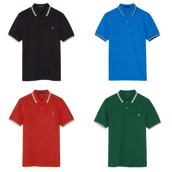 Designer Polo Camisa Fred Perry Mens Camisa Polo Básica Designer Camisa Polo de Negócios Luxo Bordado Mens Tees Manga Curta Luxo Mens Polos Curto