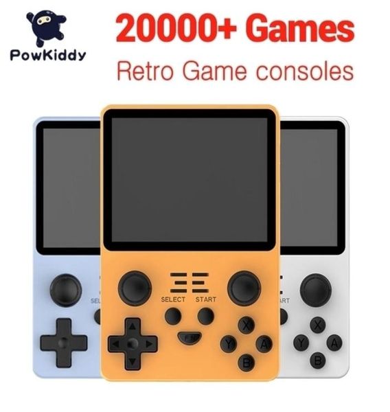 Jogadores de jogos portáteis Powkiddy Rgb20s Retro Game Console Open Source System 35 polegadas IPS Screen Handheld Video Game Console com 1501155809
