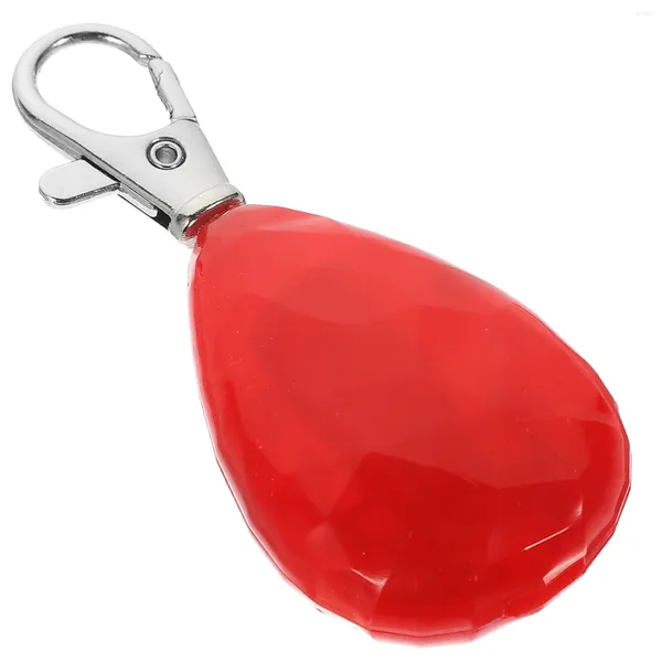 Coleiras para cães USB recarregável com luz à prova d'água luminosa tag clipe piscando (vermelho) andando