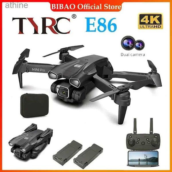 Drones TYRC XK E86 Novo Pro HD 4K Drone Câmera High Hold Mode Dobrável Mini RC WIFI Fotografia Aérea Quadcopter Brinquedos Helicóptero YQ240128