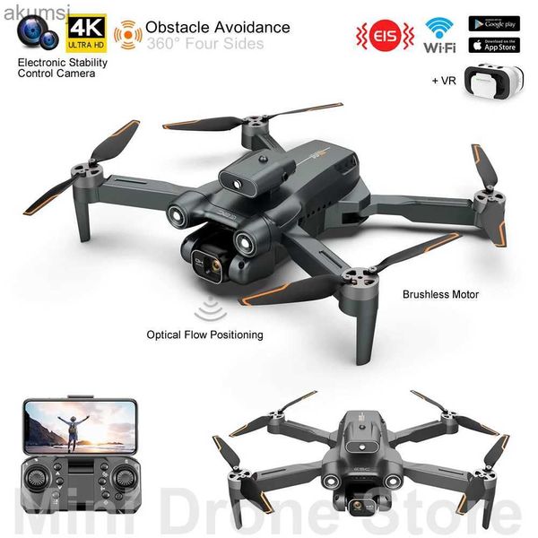 Droni S1S Easy Fly Mini Drone VR RC 4K EIS Fotocamera Evitamento ostacoli Fotografia aerea Quadcopter pieghevole senza spazzole Giocattoli Ritorno gratuito YQ240129