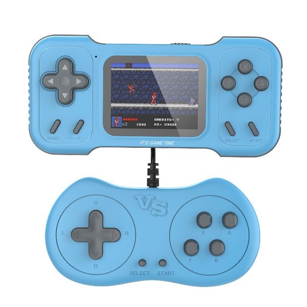 Nuova mini console per videogiochi portatile A15 integrata con 500 giochi Lettore di giochi retrò Console di gioco Due ruoli Gamepad Regalo di compleanno per bambini e adulti