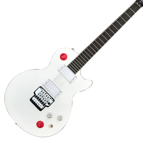 Loja personalizada, feita na China, guitarra elétrica padrão LP de alta qualidade, ponte tremolo dupla, hardware cromado, frete grátis