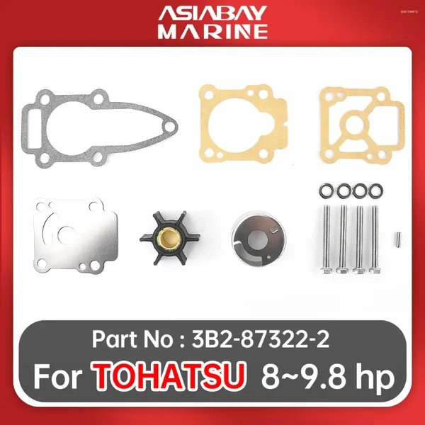All Terrain Wheels Laufrad-Wasserpumpen-Reparatursatz 3B2873222M für Nissan Tohatsu Außenbordmotor 8 9,8 PS Marine-Bootsmotor Teil 3B2-87322-2