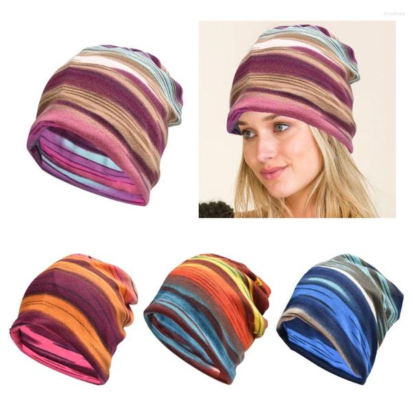 Berets marca outono quente capa chapelaria mulheres moda gorros chapéu homens inverno cachecol de malha hip-skullies meninas dropshopping