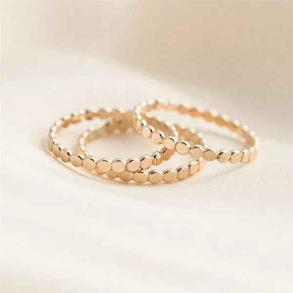 Anéis 14k Gold Gold Preenchido anel Boho Jóias de Ouro Anilos Mujer Minimalista Empilhando Ring Bohemian para Mulheres Anel Minimalista