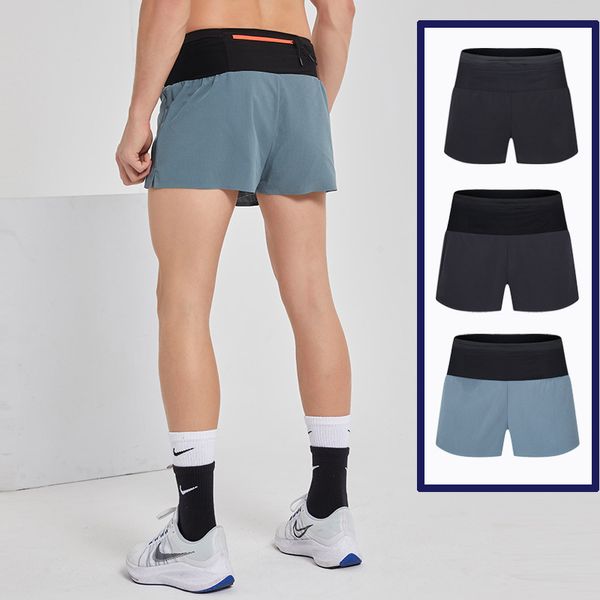 lu Pantaloncini sportivi da jogging da uomo per escursionismo ll ciclismo con fodera interna allenamento casual palestra corto 3 colori pantalone taglia M-3XL traspirante ll6852