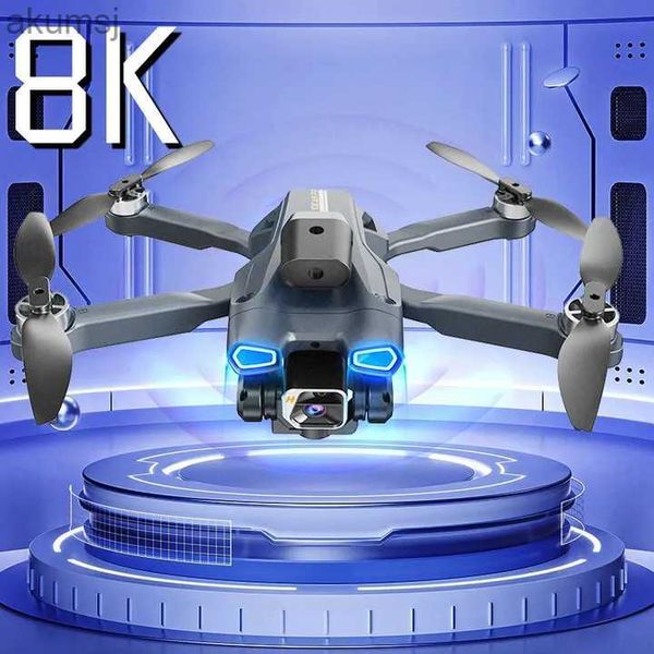 Drones Yeni A9 Pro 4K drone 5G WiFi FPV 8K HD Kamera Helikopteri Fırçasız Katlanabilir Engel Kaçınma Profesyonel RC Quadcopter Oyuncak 3km YQ240129