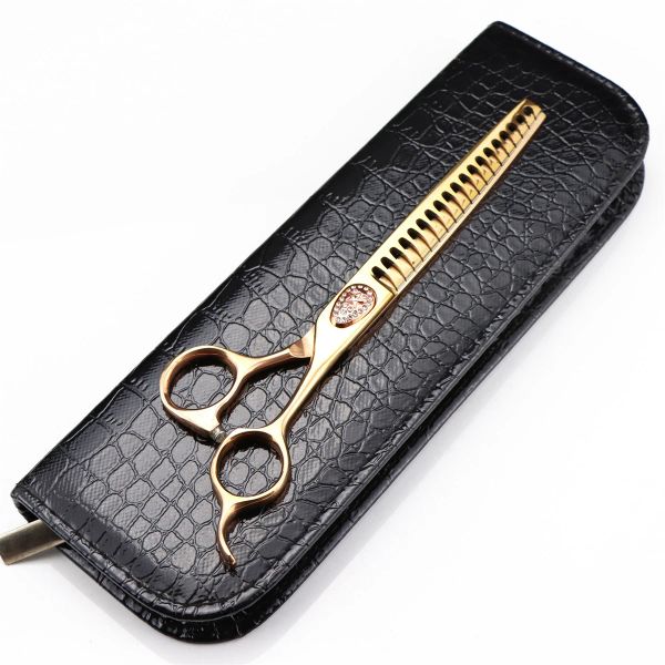 Carrier Hundepflegeschere, 17,8 cm, Roségold, Japan 440C, Chunker-Schere für Hundeschönheit, Haustierschere, Tasche hinzufügen, Effilierschere, Dropshipping