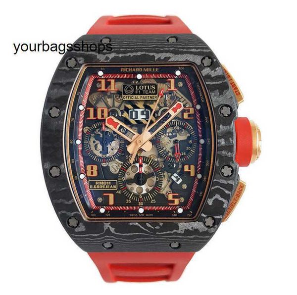 Uhrwerk RM Armbanduhr Richarder Milles Armbanduhr RM011 LOTUS F1 TEAM 50*40mm