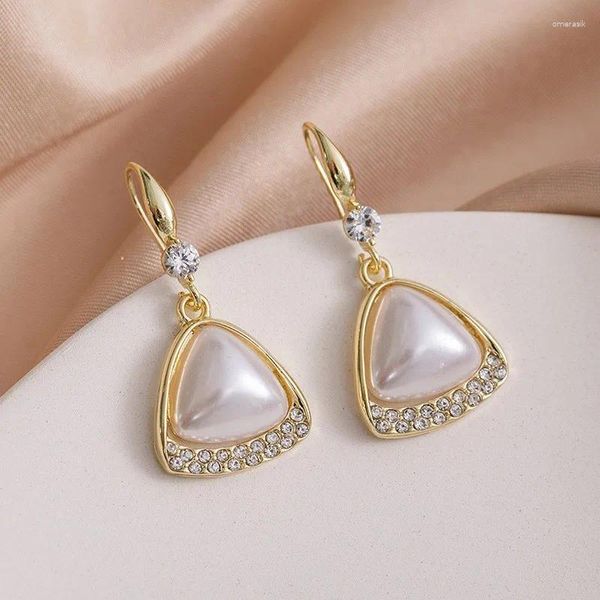 Dangle Küpeler 2024 Kore Fine Pearl Drow