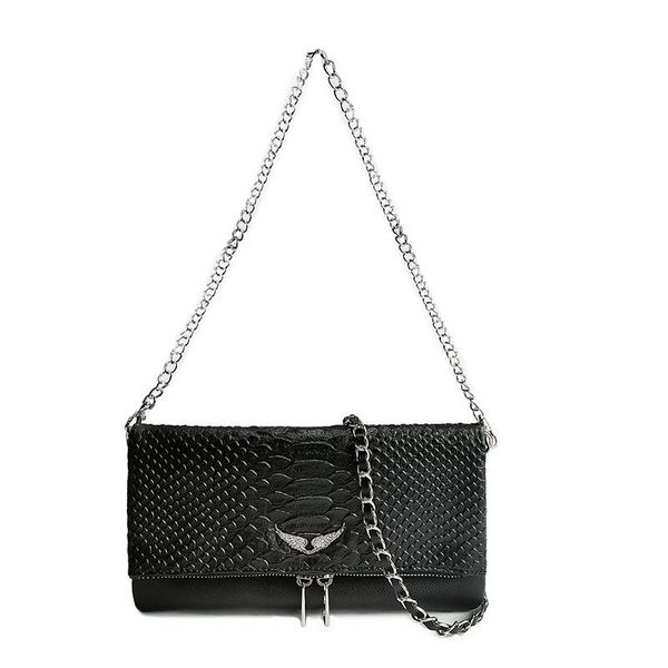 Sac Zadig Voltaire Vendita calda SAC Luxe Originale spalla Zadig Voltaire Borsa Real Puta Specchio in pelle Specchio di lusso Borse da design a tracota per donne 528