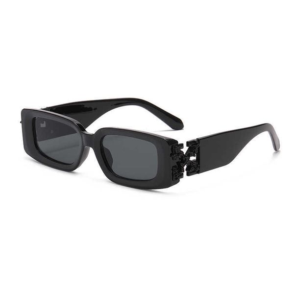 Luxus-Designer-Sonnenbrille für Herren und Damen, rechteckige Sonnenbrille, Unisex, Designer-Schutzbrille, Strand-Sonnenbrille, Retro-Rahmen, Luxus-Design mit Box 5VNV