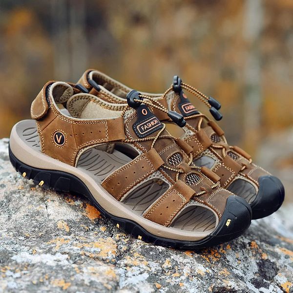 GAI Sandali estivi all'aperto antiscivolo Walking Trekking Trekking Pantofole da uomo Beach Wading Shoes Casual Sneakers Taglia 38-48 240119